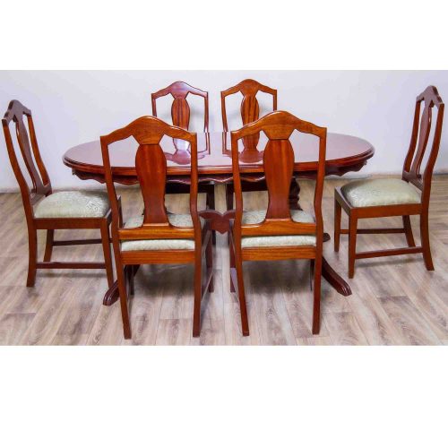 6-seater-Mahogany-Dining-table