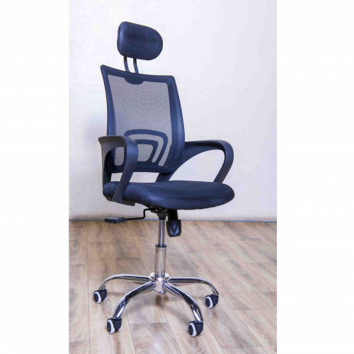 Ergonomic-high-back-swivel-office-chair-with-fixed armrest