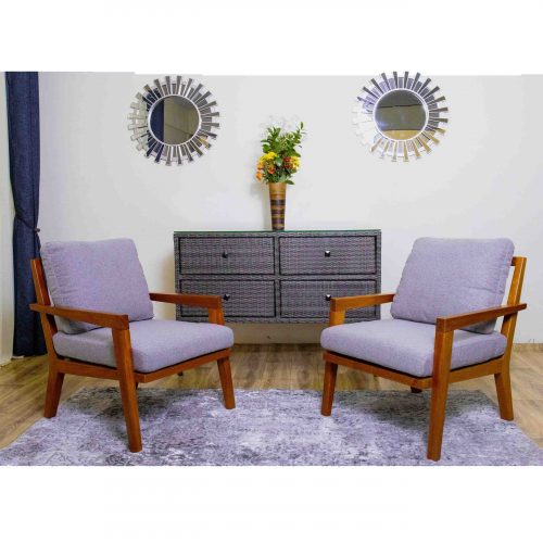 TCatargena Wooden Wing Chairs